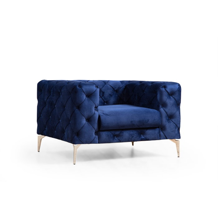 Atelier Del Sofa Como - Sillón Orejero Azul Marino Atelier Del Sofa Como - Sillón Orejero Azul Marino